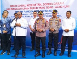 Bupati Tangerang Bersama Forkopimda Dampingi Kapolri Acara Bakti Sosial di PT. Victory Chingluh Indonesia