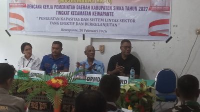 Bidang Pendidikan dan Pertanian Jadi Usulan Prioritas Musrenbang Tingkat Kecamatan Kewapante Sikka NTT